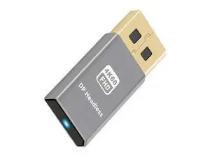 WRIARICH Adapter 4K@60Hz DP Virtual Display Displayport Active Adapter Dummy Plug Headless Ghost Emulator 1080p@120Hz WRIARICH Adapter 4K@60Hz DP Virtual Display Displayport Active Adapter Dummy Plug Headless Ghost Emulator 1080p@120Hz