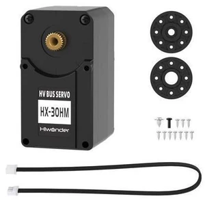 30KG Serial Bus Servo High Voltage Wear-Free Magnetic Encoder Anti-Vibration Precise 360°Angle Control & Seamless Rotation Compatible with LeRobot LeKiwi OpenDuck Robotics, Servo Motor HX-30HM 30KG Serial Bus Servo High Voltage Wear-Free Magnetic Encoder Anti-Vibration Precise 360°Angle Control & Seamless Rotation Compatible with LeRobot LeKiwi OpenDuck Robotics, Servo Motor HX-30HM