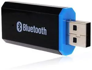 WRIARICH USB Bluetooth Adapter, Bluetooth USB Audio Receiver Wireless Adapter for Home/Car Stereo System, Portable Speakers with AUX in & 3.5mm Cable (Black) WRIARICH USB Bluetooth Adapter, Bluetooth USB Audio Receiver Wireless Adapter for Home/Car Stereo System, Portable Speakers with AUX in & 3.5mm Cable (Black)