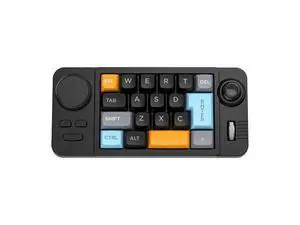 mini Mechanical Office/Gaming Keypad, Hot-Swappable Keys, Macro Programmable Web Driver, Backlit, Type-C Wired, With rollers, joystick, and dial for PC/window/Laptop and desktop computer (Black) mini Mechanical Office/Gaming Keypad, Hot-Swappable Keys, Macro Programmable Web Driver, Backlit, Type-C Wired, With rollers, joystick, and dial for PC/window/Laptop and desktop computer (Black)