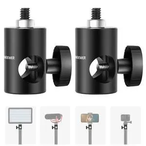 WRIARICH Rapid Adapter Convert with 1/4" Screw 2-Pack, Multi-Functional Light Stand Tip Adapters Fits for Studio Monitor Stands, Camera Mount, Photo Video Photography Lighting Tripod ST12 WRIARICH Rapid Adapter Convert with 1/4" Screw 2-Pack, Multi-Functional Light Stand Tip Adapters Fits for Studio Monitor Stands, Camera Mount, Photo Video Photography Lighting Tripod ST12