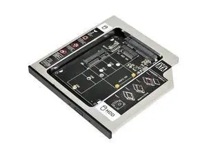 WRIARICH MSATA NGFF B/M-Key SSD to Slimline SATA 13Pin Caddy Case for 9.5mm Universal Laptop CD/DVD-ROM Bay WRIARICH MSATA NGFF B/M-Key SSD to Slimline SATA 13Pin Caddy Case for 9.5mm Universal Laptop CD/DVD-ROM Bay