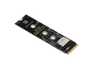 WRIARICH 2280 PCI-E4.0 M.2 M-Key to Oculink SFF-8612 SFF-8611 Vertical Host Adapter for NVME U.2 SSD eGPU WRIARICH 2280 PCI-E4.0 M.2 M-Key to Oculink SFF-8612 SFF-8611 Vertical Host Adapter for NVME U.2 SSD eGPU