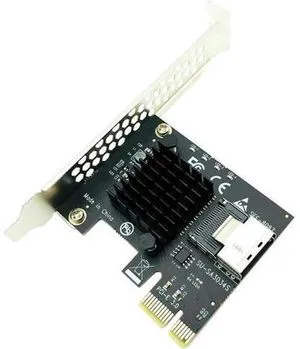 WRIARICH PCIe to Mini SAS 8087 4 Port SATA3 6Gb SSD Adapter PCI-e PCI Express X1 Controller Expansion Card Riser Add On Card Chia Mining WRIARICH PCIe to Mini SAS 8087 4 Port SATA3 6Gb SSD Adapter PCI-e PCI Express X1 Controller Expansion Card Riser Add On Card Chia Mining