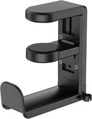 WRIARICH Rotating Headphone Stand - PC Gaming Headset Holder, Adjustable Clamp-on Under Desk Hanger With 360 Degree Swivel & Cable Clip Organizer - Black WRIARICH Rotating Headphone Stand - PC Gaming Headset Holder, Adjustable Clamp-on Under Desk Hanger With 360 Degree Swivel & Cable Clip Organizer - Black
