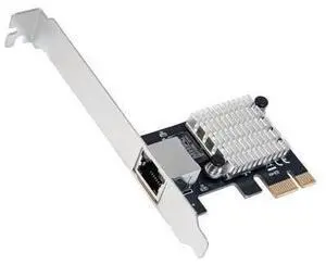 WRIARICH Vszerda 2.5 Gigabit Ethernet PCI Express PCI-E Network Interface Card 10/100/1000/25000 Mbps RJ45 LAN Intel I225 Chipset, Black (SY-PEX24076) WRIARICH Vszerda 2.5 Gigabit Ethernet PCI Express PCI-E Network Interface Card 10/100/1000/25000 Mbps RJ45 LAN Intel I225 Chipset, Black (SY-PEX24076)
