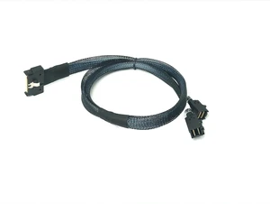 WRIARICH MCIO x8 74 Pin (NVMe) to 2X SFF-8643 NVMe 75 CM WRIARICH MCIO x8 74 Pin (NVMe) to 2X SFF-8643 NVMe 75 CM