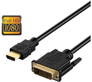 WRIARICH HDMI to DVI Adapter, DVI to HDMI High Speed Bi Directional Cable, HDMI Male to DVI-D 24+1 Male, 1080P HD for Raspberry Pi, Roku, Xbox One, PS5, Graphics Card, Blue-ray, Nintendo Switch, 6 ft. WRIARICH HDMI to DVI Adapter, DVI to HDMI High Speed Bi Directional Cable, HDMI Male to DVI-D 24+1 Male, 1080P HD for Raspberry Pi, Roku, Xbox One, PS5, Graphics Card, Blue-ray, Nintendo Switch, 6 ft.