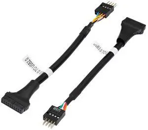 WRIARICH USB 3.0 Header to USB 2.0, USB 3.0 19 Pin Female to USB 2.0 9 Pin Connectors Motherboard Cable for Data Transmission 2-Pack (19Pin Female) WRIARICH USB 3.0 Header to USB 2.0, USB 3.0 19 Pin Female to USB 2.0 9 Pin Connectors Motherboard Cable for Data Transmission 2-Pack (19Pin Female)