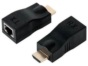 WRIARICH HDMI Extender,HDMI TO RJ 45 Up to 100ft HDMI Ethernet Network Extender Adapter Over RJ45 Cat5e Cat6 Cable (30M Sender + Receiver, 1 Port RJ45) WRIARICH HDMI Extender,HDMI TO RJ 45 Up to 100ft HDMI Ethernet Network Extender Adapter Over RJ45 Cat5e Cat6 Cable (30M Sender + Receiver, 1 Port RJ45)