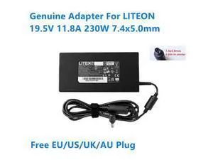 WRIARICH 19.5V 11.8A 230W LITEON PA-1231-16 Power Supply AC Adapter For Laptop Charger WRIARICH 19.5V 11.8A 230W LITEON PA-1231-16 Power Supply AC Adapter For Laptop Charger