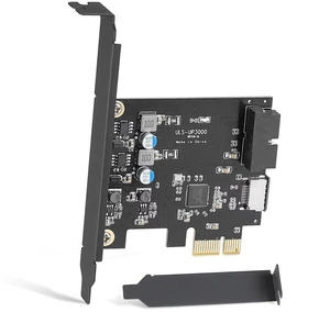 WRIARICH PCIe x1 to USB 3.2 GEN1 5Gbp 19pin Front Panel Header (to Type-c Front Panel Header) + USB 3.0 20Pin Socket Expansion Card,Type-E Internal 20-pin Front Panel Connector WRIARICH PCIe x1 to USB 3.2 GEN1 5Gbp 19pin Front Panel Header (to Type-c Front Panel Header) + USB 3.0 20Pin Socket Expansion Card,Type-E Internal 20-pin Front Panel Connector