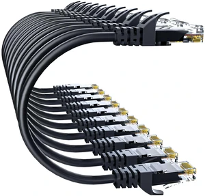 WRIARICH 10Gsupxsel Cat 6 Ethernet Cable 3FT 10Pack, Cat6 Ethernet Patch Cable 10Gbps, High-Speed UTP Cat6 Network Cable Pure Copper, Cat 6 Cable for Home and Office Network, Black WRIARICH 10Gsupxsel Cat 6 Ethernet Cable 3FT 10Pack, Cat6 Ethernet Patch Cable 10Gbps, High-Speed UTP Cat6 Network Cable Pure Copper, Cat 6 Cable for Home and Office Network, Black