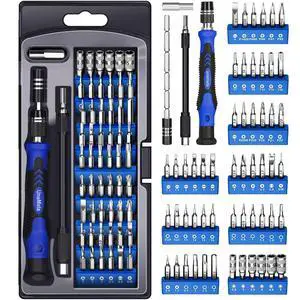 WRIARICH Electronics Precision Screwdriver Set: 61 in 1 Small Magnetic Repair Tool Kit Mini Screw Driver with Case for Computer, Laptop, PC, iPhone, Xbox, PS4/5, Controller, Gamer Tech Gifts for Men WRIARICH Electronics Precision Screwdriver Set: 61 in 1 Small Magnetic Repair Tool Kit Mini Screw Driver with Case for Computer, Laptop, PC, iPhone, Xbox, PS4/5, Controller, Gamer Tech Gifts for Men