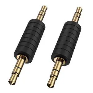 WRIARICH 2 Pack 3.5mm 1/8 Stereo Jack to 3.5mm Audio Male to Male Adapter Connectors Gold Plated Compatible with for TaoTronics, Mpow BH129 Bluetooth Receiver WRIARICH 2 Pack 3.5mm 1/8 Stereo Jack to 3.5mm Audio Male to Male Adapter Connectors Gold Plated Compatible with for TaoTronics, Mpow BH129 Bluetooth Receiver