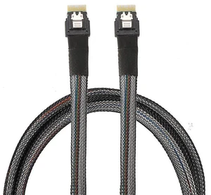 WRIARICH Mini SAS SFF-8654 to SFF-8654 Cable 1.6FT (0.5M), 38-Pin Internal SAS Data Cable, 16Gbps High Speed Server Storage Cable WRIARICH Mini SAS SFF-8654 to SFF-8654 Cable 1.6FT (0.5M), 38-Pin Internal SAS Data Cable, 16Gbps High Speed Server Storage Cable