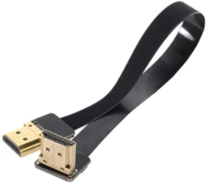 WRIARICH CYFPV FPV HDMI Male to Up Angled 90D HDMI Male HDTV FPC Flat Cable for FPV HDTV Multicopter Aerial Photography (20cm) WRIARICH CYFPV FPV HDMI Male to Up Angled 90D HDMI Male HDTV FPC Flat Cable for FPV HDTV Multicopter Aerial Photography (20cm)