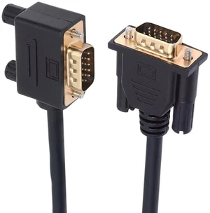 WRIARICH 90 Degree Right Angled VGA RGB Male to Straight Male Extension Cable 3COAX+6C for Monitor Projector Computer WRIARICH 90 Degree Right Angled VGA RGB Male to Straight Male Extension Cable 3COAX+6C for Monitor Projector Computer