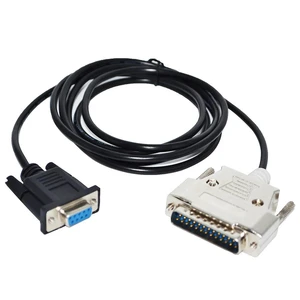 WRIARICH RS232 D-SUB 9PIN DB9 FEMALE TO D-SUB 25PIN DB25 MALE ADAPTER NULL-MODEM SERIAL CABLE FULL HANDSHAKING FOR AMIGA EXPLORER TO PC 3M Length WRIARICH RS232 D-SUB 9PIN DB9 FEMALE TO D-SUB 25PIN DB25 MALE ADAPTER NULL-MODEM SERIAL CABLE FULL HANDSHAKING FOR AMIGA EXPLORER TO PC 3M Length