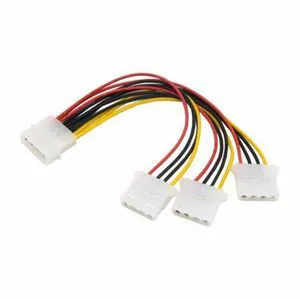 WRIARICH IDE 4 Pin Male to 3 IDE Female Y Type Splitter Power supply Extension Cable 10cm for Hard Disk WRIARICH IDE 4 Pin Male to 3 IDE Female Y Type Splitter Power supply Extension Cable 10cm for Hard Disk