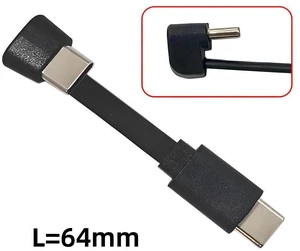 WRIARICH Ultra Slim Flat Type-C USB-C Male to Female Extension Power USB2.0 Data Cable Opposite U Shape Back Angled 65W Fast Charge for Laptop Tablet Phone WRIARICH Ultra Slim Flat Type-C USB-C Male to Female Extension Power USB2.0 Data Cable Opposite U Shape Back Angled 65W Fast Charge for Laptop Tablet Phone