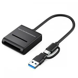 WRIARICH USB 3.0 Type-C USB-C Type-A Dual Connector to MSATA SSD Docking External Cable Enclosure 5Gbps WRIARICH USB 3.0 Type-C USB-C Type-A Dual Connector to MSATA SSD Docking External Cable Enclosure 5Gbps