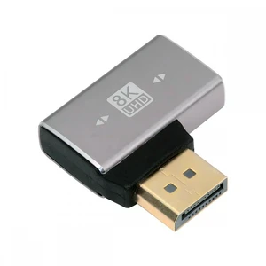 WRIARICH Cable Right Angled DisplayPort 1.4 Male to DP Female 8K 60hz Adapter Ultra-HD UHD 4K 144hz 90 Degree for Video PC Laptop Monitor WRIARICH Cable Right Angled DisplayPort 1.4 Male to DP Female 8K 60hz Adapter Ultra-HD UHD 4K 144hz 90 Degree for Video PC Laptop Monitor