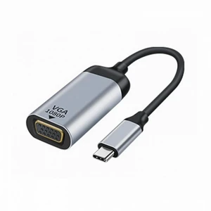 WRIARICH Type-C USB-C to VGA Cable Monitor Adapter 1080p 60hz for Tablet Phone Laptop WRIARICH Type-C USB-C to VGA Cable Monitor Adapter 1080p 60hz for Tablet Phone Laptop