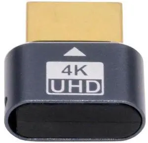 WRIARICH CY Virtual Display Adapter 4K HDMI 1.4 DDC EDID Dummy Plug Headless Ghost Display Emulator HDTV 4K@60Hz WRIARICH CY Virtual Display Adapter 4K HDMI 1.4 DDC EDID Dummy Plug Headless Ghost Display Emulator HDTV 4K@60Hz