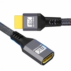WRIARICH HDMI 2.1 UHD 8K Extension Cable Male to Female Ultra-HD 8K 60hz 4K 120hz Cable 48Gbs with Audio 3D HDMI Cord WRIARICH HDMI 2.1 UHD 8K Extension Cable Male to Female Ultra-HD 8K 60hz 4K 120hz Cable 48Gbs with Audio 3D HDMI Cord