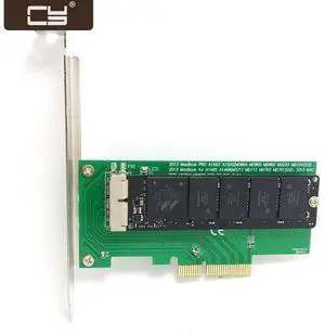 WRIARICH PCI Express PCI-E to 2013 2014 2015 Apple Macbook Pro Air SSD Convert Card for A1493 A1502 A1465 A1466 SA-144 WRIARICH PCI Express PCI-E to 2013 2014 2015 Apple Macbook Pro Air SSD Convert Card for A1493 A1502 A1465 A1466 SA-144