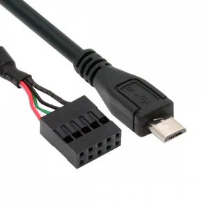 WRIARICH USB 2.0 Motherboard 9pin 10pin Header to Micro USB 5Pin Cable 50cm for Mini Monitor Sensor Panel Camera WRIARICH USB 2.0 Motherboard 9pin 10pin Header to Micro USB 5Pin Cable 50cm for Mini Monitor Sensor Panel Camera