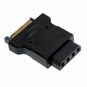 WRIARICH 15Pin SATA Male Power Cable to Molex 4-pin IDE Hard Disk Drive Power Adapter WRIARICH 15Pin SATA Male Power Cable to Molex 4-pin IDE Hard Disk Drive Power Adapter