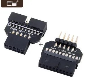 WRIARICH 1set Reversible USB 2.0 9Pin Housing to Motherboard USB 3.0 20pin Header Female Adapter U2-026 WRIARICH 1set Reversible USB 2.0 9Pin Housing to Motherboard USB 3.0 20pin Header Female Adapter U2-026