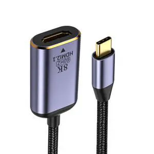 WRIARICH USB4 USB-C Type-C Source to Female HDMI 2.0 Cable Display 8K 60HZ UHD 4K HDMI Male Monitor WRIARICH USB4 USB-C Type-C Source to Female HDMI 2.0 Cable Display 8K 60HZ UHD 4K HDMI Male Monitor