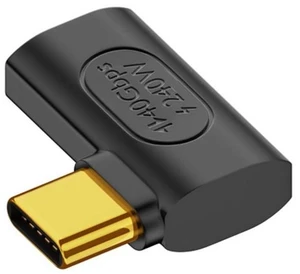 WRIARICH USB4 Type C Male to Female Extension 240W Power 40Gbps Data 8K Video Adapter Left Right Angled for NS Phone Laptop WRIARICH USB4 Type C Male to Female Extension 240W Power 40Gbps Data 8K Video Adapter Left Right Angled for NS Phone Laptop