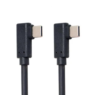 WRIARICH USB-C Type-C to Type-C Cable Gen2 10Gbps 65W Dual 90 Degree Left Right Angled Type WRIARICH USB-C Type-C to Type-C Cable Gen2 10Gbps 65W Dual 90 Degree Left Right Angled Type