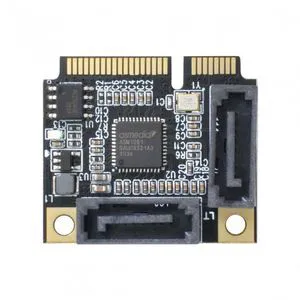 WRIARICH Mini PCI-E PCI Express to SATA 3.0 Dual Ports Adapter Converter Hard Drive Extension Card WRIARICH Mini PCI-E PCI Express to SATA 3.0 Dual Ports Adapter Converter Hard Drive Extension Card
