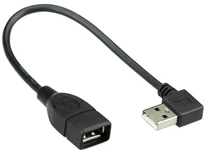 WRIARICH 90 Degree Right Angled USB 2.0 A Male to USB Female Extension Cable 20cm U2-002-RI-0.2M WRIARICH 90 Degree Right Angled USB 2.0 A Male to USB Female Extension Cable 20cm U2-002-RI-0.2M