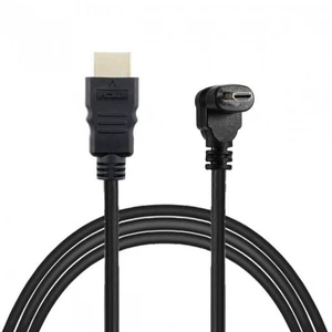WRIARICH Down Angled 90 Degree Micro HDMI to HDMI Male HDTV Cable for Cell Phone & Tablet & Camera WRIARICH Down Angled 90 Degree Micro HDMI to HDMI Male HDTV Cable for Cell Phone & Tablet & Camera
