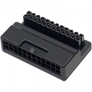 WRIARICH PW-017 Overmold ATX 24Pin Female to 24pin Male 90 Degree Power Adapter Mainboard Motherboard for Desktops PC Supply WRIARICH PW-017 Overmold ATX 24Pin Female to 24pin Male 90 Degree Power Adapter Mainboard Motherboard for Desktops PC Supply