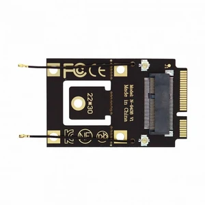 WRIARICH NGFF M.2 Key-A to Mini PCI-E PCI Express Converter Adapter for 9260 8265 7260 AC Wifi Bluetooth Wireless Card WRIARICH NGFF M.2 Key-A to Mini PCI-E PCI Express Converter Adapter for 9260 8265 7260 AC Wifi Bluetooth Wireless Card