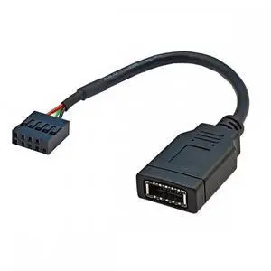 WRIARICH Cable Single USB 3.1 Front Panel Socket Key-A Type-E to USB 2.0 9Pin 10Pin Mainboard Header Male Extension Cable WRIARICH Cable Single USB 3.1 Front Panel Socket Key-A Type-E to USB 2.0 9Pin 10Pin Mainboard Header Male Extension Cable