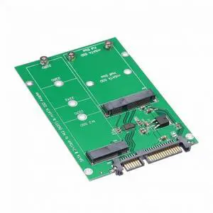 WRIARICH 2 in 1 Combo Mini PCI- E 2 Lane M.2 NGFF mSATA SSD to SATA 3.0 III Adapter Converter PCBA WRIARICH 2 in 1 Combo Mini PCI- E 2 Lane M.2 NGFF mSATA SSD to SATA 3.0 III Adapter Converter PCBA