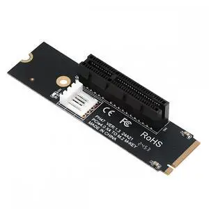 WRIARICH M.2 NGFF NVMe M-Key Extender to PCI-E X1 X4 X8 X16 Graphics Card Riser Adapter PCI-Express for M2 2260 2280 WRIARICH M.2 NGFF NVMe M-Key Extender to PCI-E X1 X4 X8 X16 Graphics Card Riser Adapter PCI-Express for M2 2260 2280