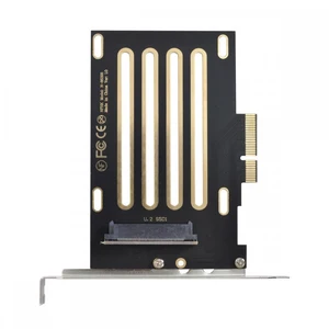 WRIARICH PCI-E 4.0 x4 Lane PCI Express Host to U.2 U2 Kit SFF-8639 SSD Adapter Compatible with Motherboard NVMe PCIe SSD 750 WRIARICH PCI-E 4.0 x4 Lane PCI Express Host to U.2 U2 Kit SFF-8639 SSD Adapter Compatible with Motherboard NVMe PCIe SSD 750