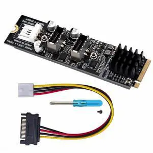WRIARICH 10Gbps Dual Type-E USB 3.1 Front Panel Socket to NVME NGFF M-Key Express Card Adapter ASM3142 for Motherboard WRIARICH 10Gbps Dual Type-E USB 3.1 Front Panel Socket to NVME NGFF M-Key Express Card Adapter ASM3142 for Motherboard