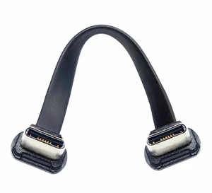 WRIARICH USB-C Type C to USB-C Ultra Slim Flat Power USB2.0 Data Cable Angled Connector 65W Fast Charge for Laptop Tablet Phone WRIARICH USB-C Type C to USB-C Ultra Slim Flat Power USB2.0 Data Cable Angled Connector 65W Fast Charge for Laptop Tablet Phone