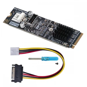 WRIARICH 20Gbps Type-E USB 3.1 Front Panel Socket to NVME NGFF M-Key Express Card Adapter ASM3242 Chipset for Motherboard WRIARICH 20Gbps Type-E USB 3.1 Front Panel Socket to NVME NGFF M-Key Express Card Adapter ASM3242 Chipset for Motherboard