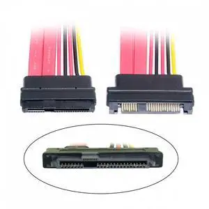 WRIARICH SFF-8482 SAS Cable 29Pin Male to Female Extension Cable 0.5m for SAS Hard Disk Drive SSD 12Gbps WRIARICH SFF-8482 SAS Cable 29Pin Male to Female Extension Cable 0.5m for SAS Hard Disk Drive SSD 12Gbps